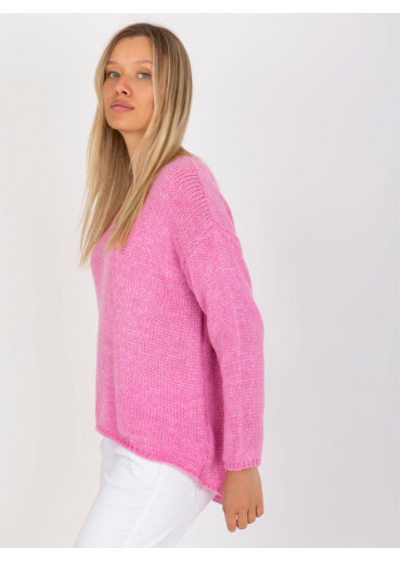Ružový pulóver