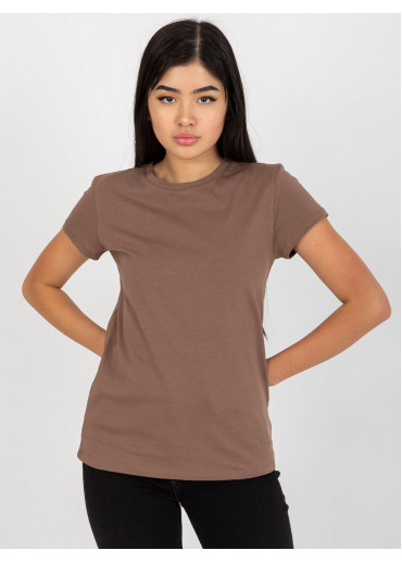 Hnedé basic tričko