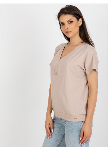 Béžovo hnedé tričko