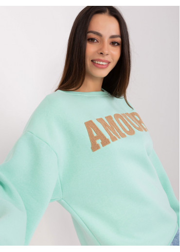 Svetlozelená mikina