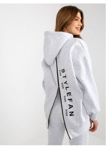 Sivá tepláková súprava