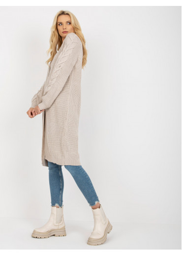 Béžovo hnedý kardigán