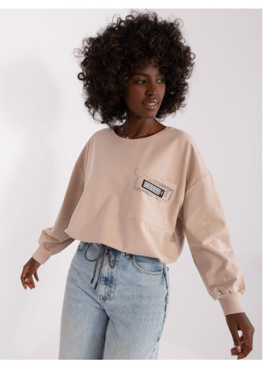 Béžovo hnedé tričko