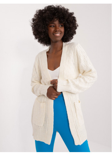 Smotanovo biely kardigán