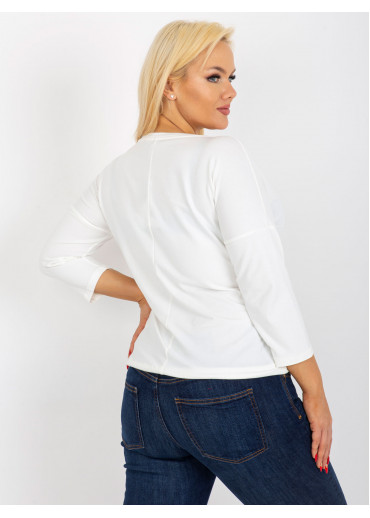 Smotanovo biele tričko s potlačou