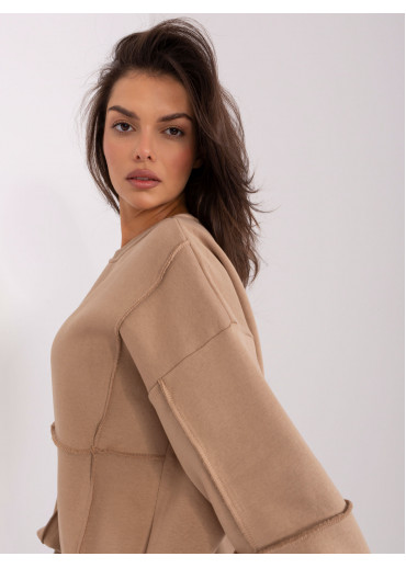 Kapučínovo hnedá mikina