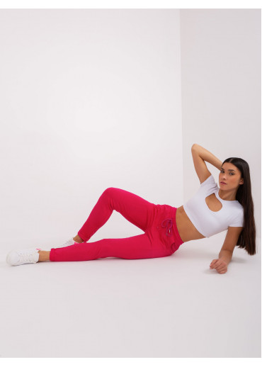 Fuchsiovo ružové tepláky