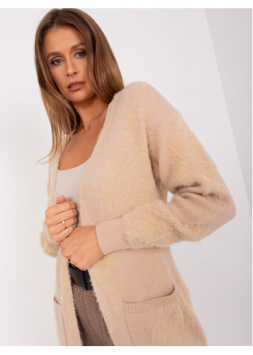 Kapučínovo hnedý kardigán