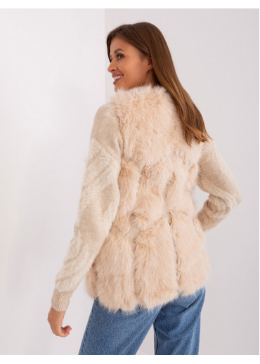 Béžovo hnedá vesta