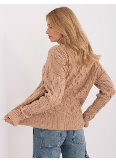 Karamelovo hnedý dámsky rolák