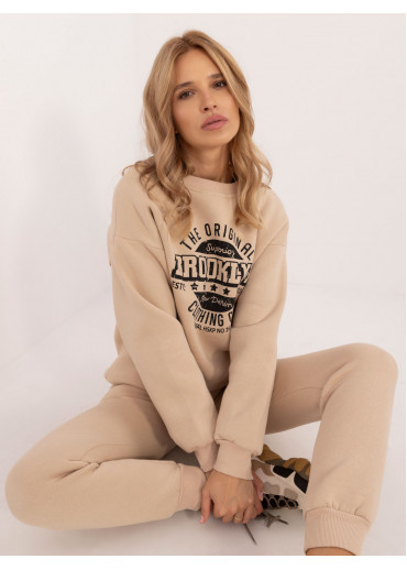 Hnedá dámska mikina