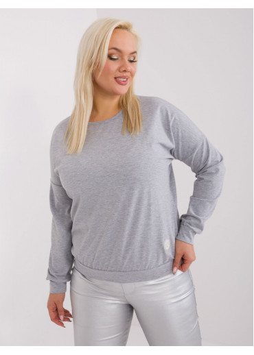 Sivé tričko s dlhým rukávom