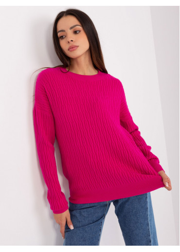 Fuchsiovo ružový pulóver