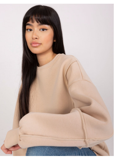 Béžovo hnedá mikina