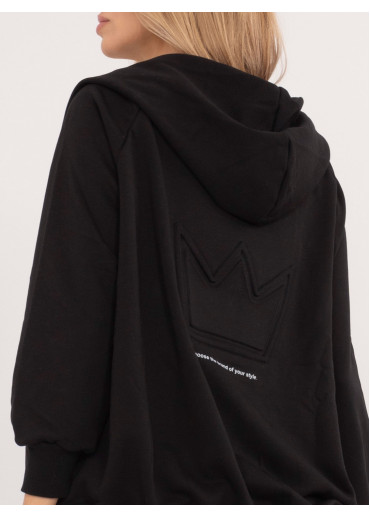 Čierna tepláková súprava