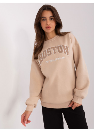 Béžovo hnedá mikina