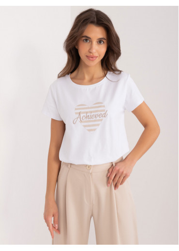 Béžovo hnedé dámske tričko