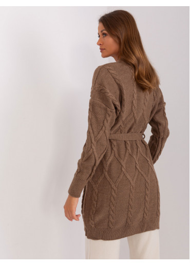 Hnedý kardigán