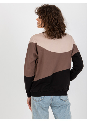 Viacfarebná dámska mikina