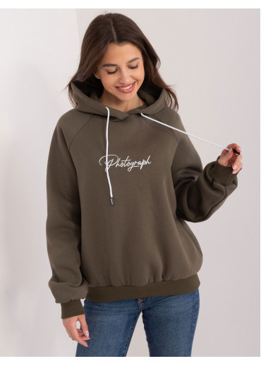 Tmavosivá mikina s kapucňou