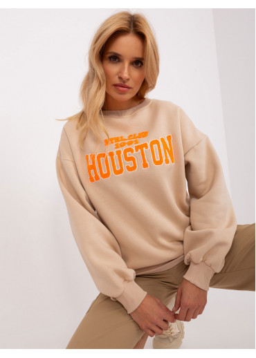 Béžovo hnedá mikina