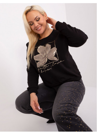 Čierne tričko s potlačou