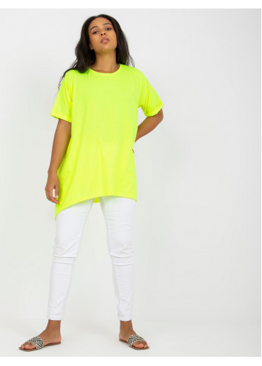 Žltá tričková tunika