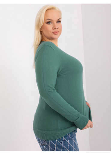 Tmavozelený pulóver