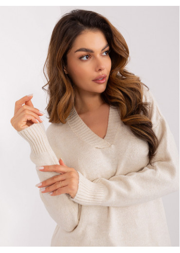 Béžovo hnedý sveter