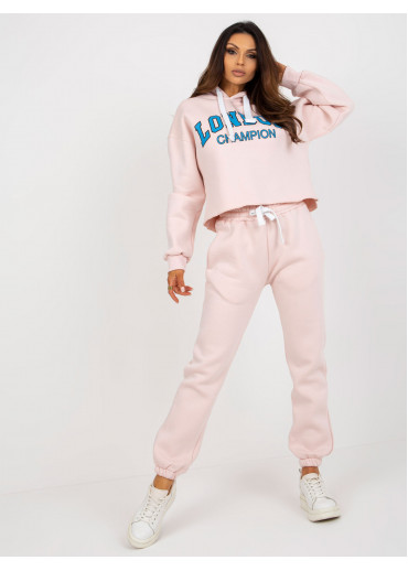 Púdrovo ružová tepláková súprava