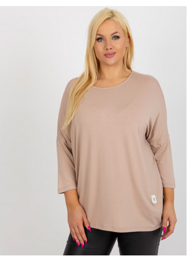 Béžovo hnedé tričko