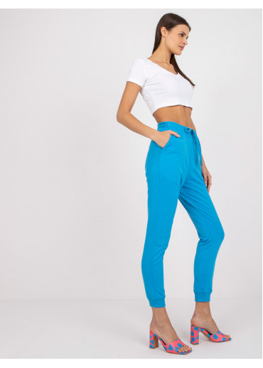 Nebesky modré dámske tepláky