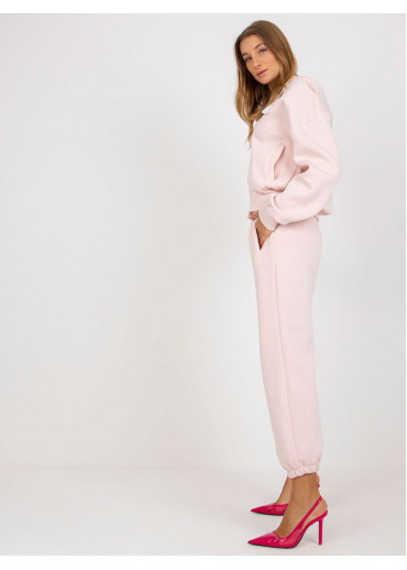 Púdrovo ružová tepláková súprava