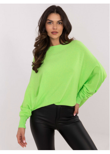 Limetkovo zelený dámsky sveter