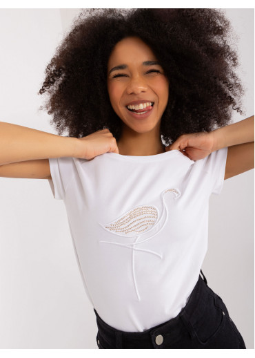 Biele dámske tričko