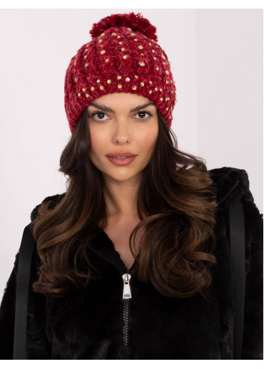 Červená dámska čiapka