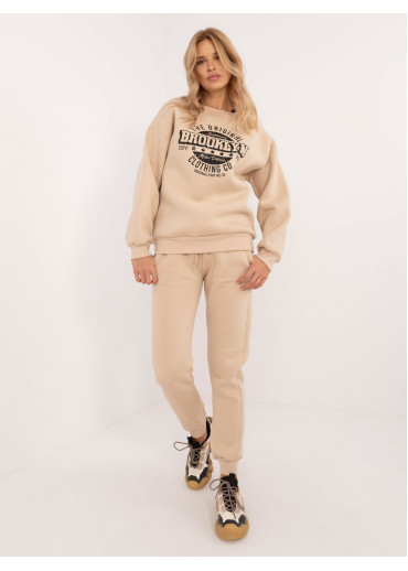 Hnedá dámska mikina