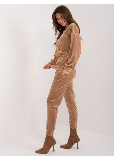 Béžovo hnedá tepláková súprava