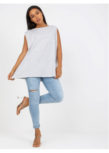 Svetlomodrý pruhovaný top