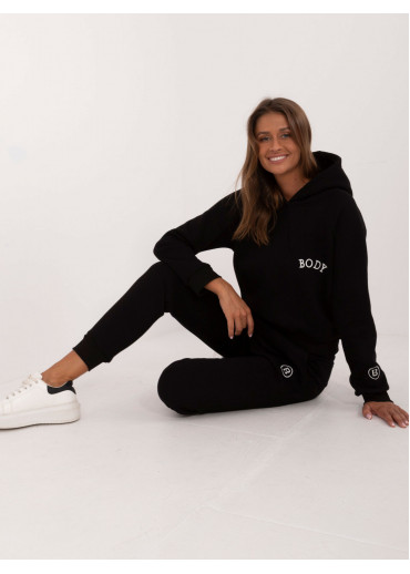 Čierna dámska tepláková súprava