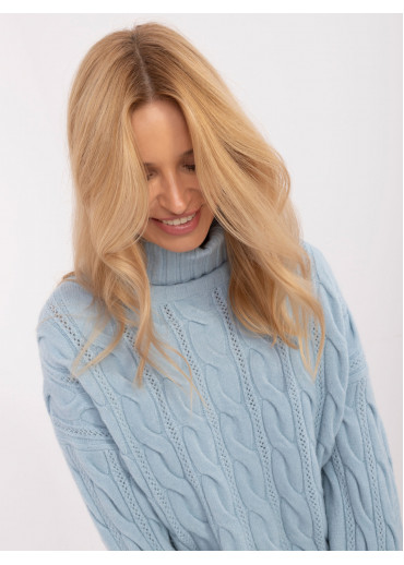 Svetlomodrý dámsky rolák