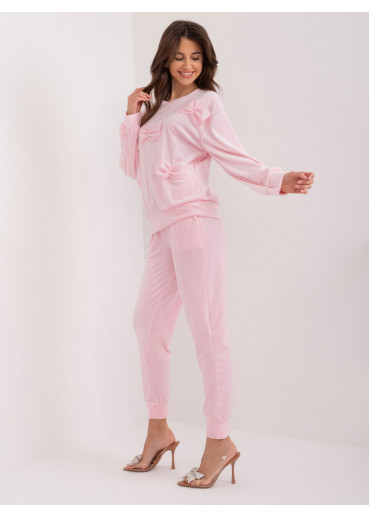 Púdrovo ružová tepláková súprava