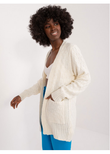 Smotanovo biely kardigán