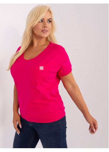 Fuchsiovo ružové tričko