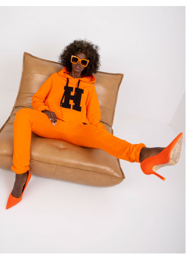 Oranžová tepláková súprava