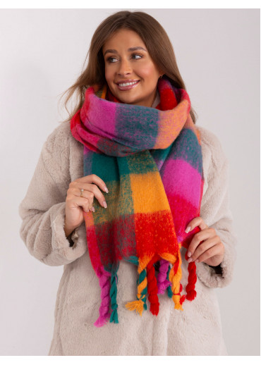 Tmavozelený hebký šál