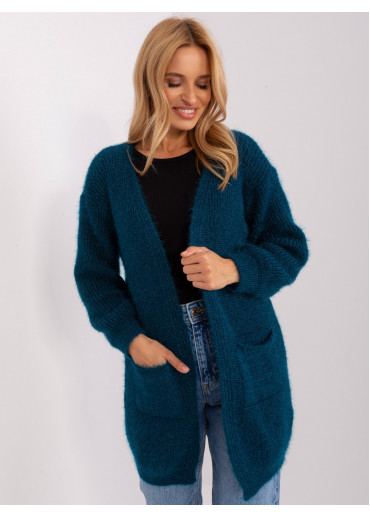 Tmavozelený kardigán