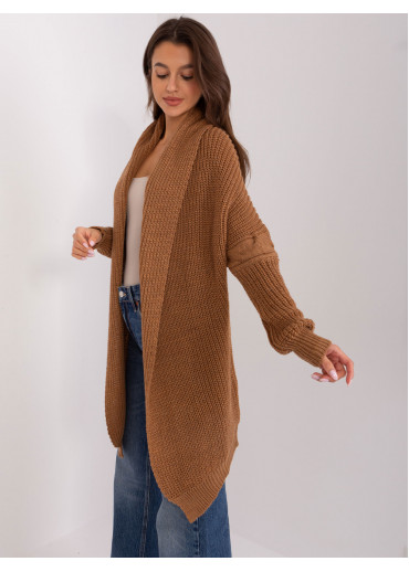 Hnedý kardigán