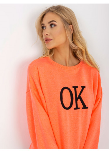 Oranžová mikina OK