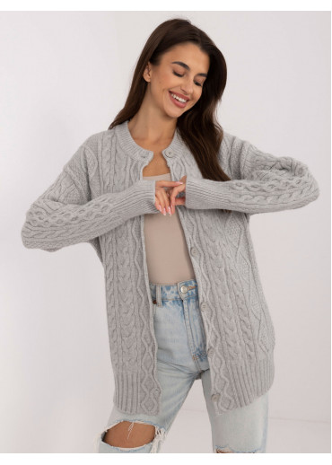 Sivý dámsky sveter